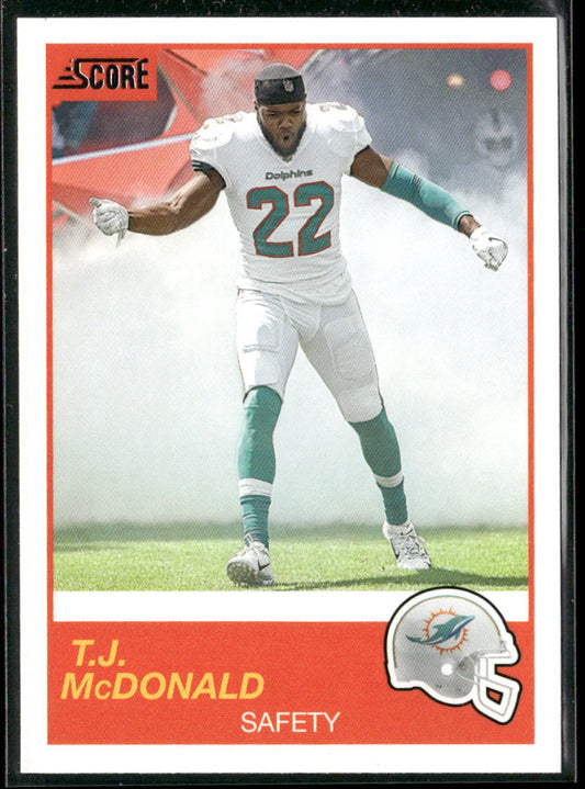 T.J. McDonald 2019 Score #141 Miami Dolphins
