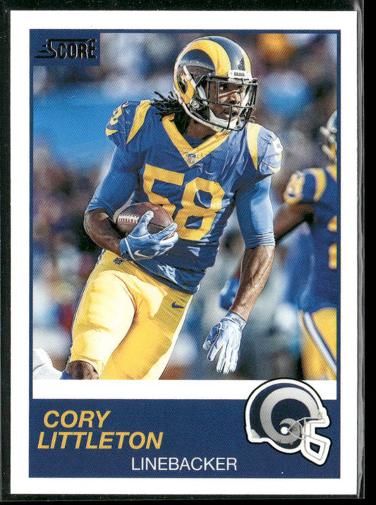 Cory Littleton 2019 Score #300 Los Angeles Rams
