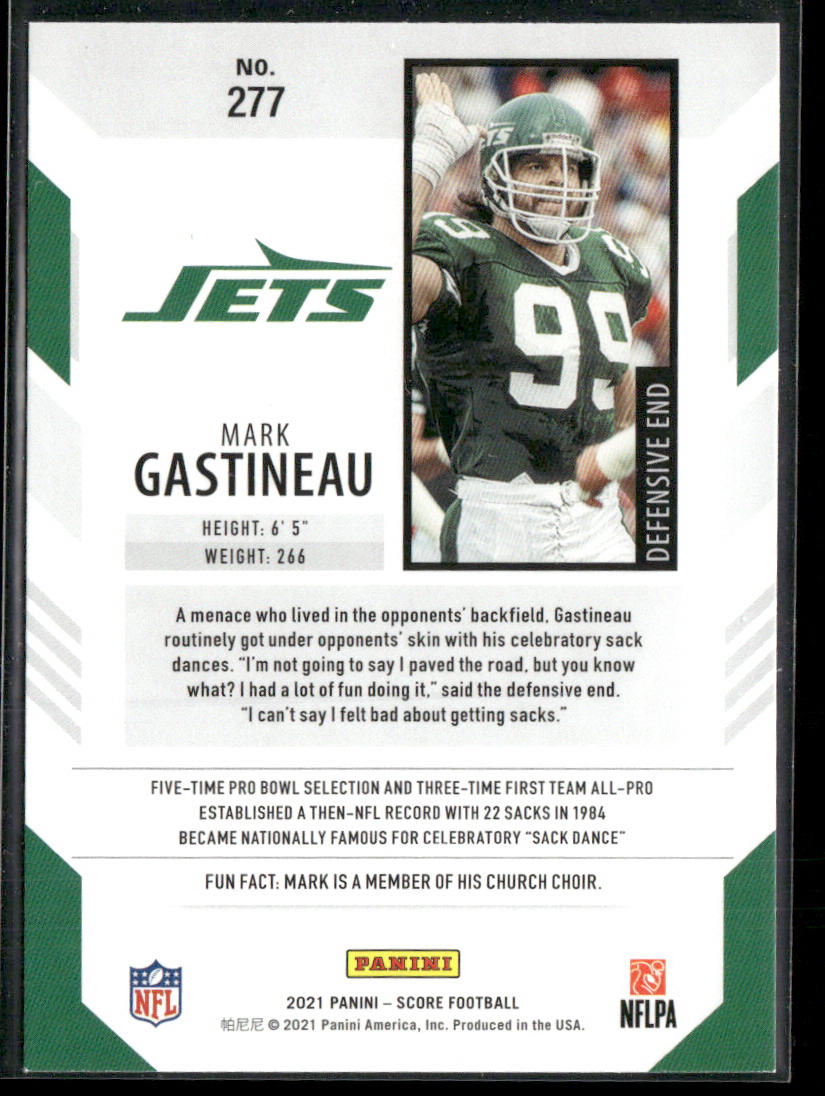Mark Gastineau 2021 Score #277 New York Jets
