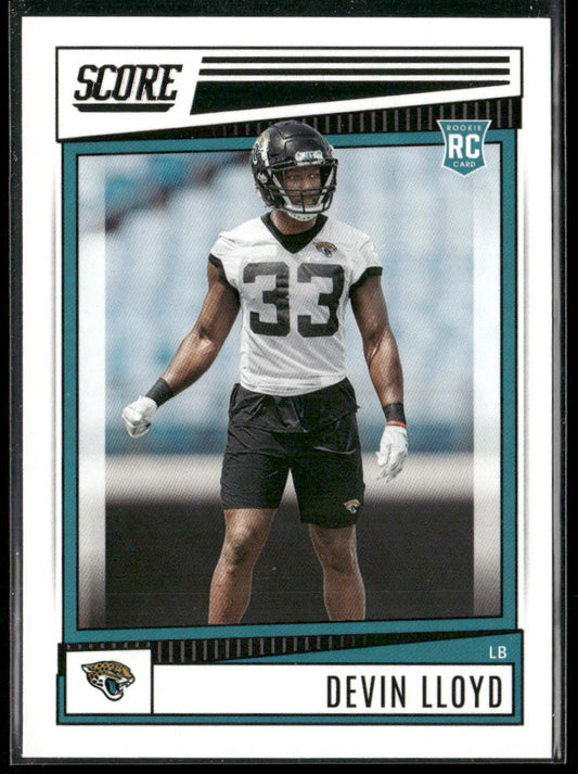 Devin Lloyd 2022 Score #350 RC Jacksonville Jaguars