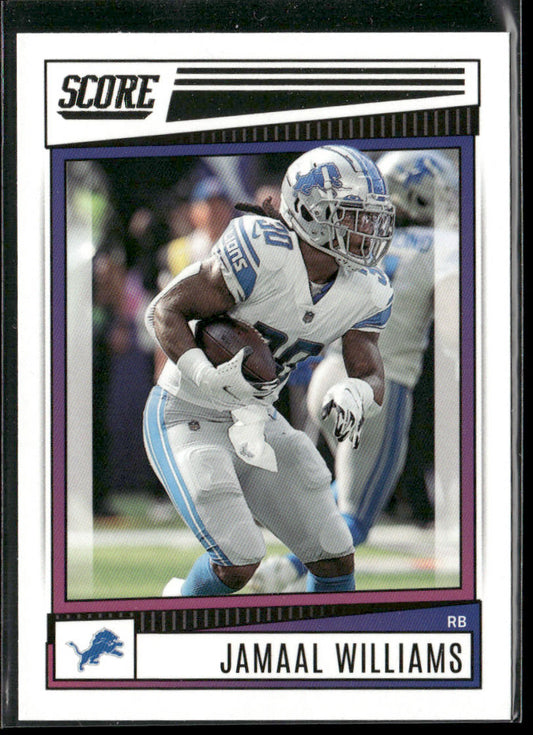 Jamaal Williams 2022 Score #89 Detroit Lions
