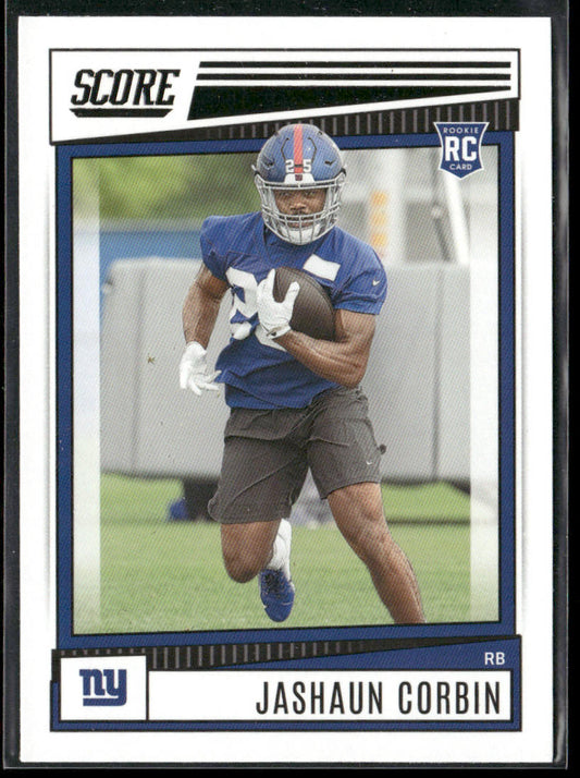 Jashaun Corbin 2022 Score #348 RC New York Giants