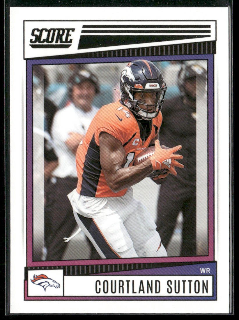 Courtland Sutton 2022 Score #74 Denver Broncos