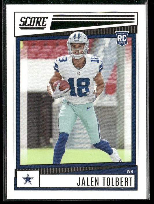 Jalen Tolbert 2022 Score #385 RC Dallas Cowboys