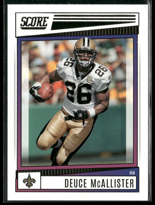 Deuce McAllister 2022 Score #63 New Orleans Saints