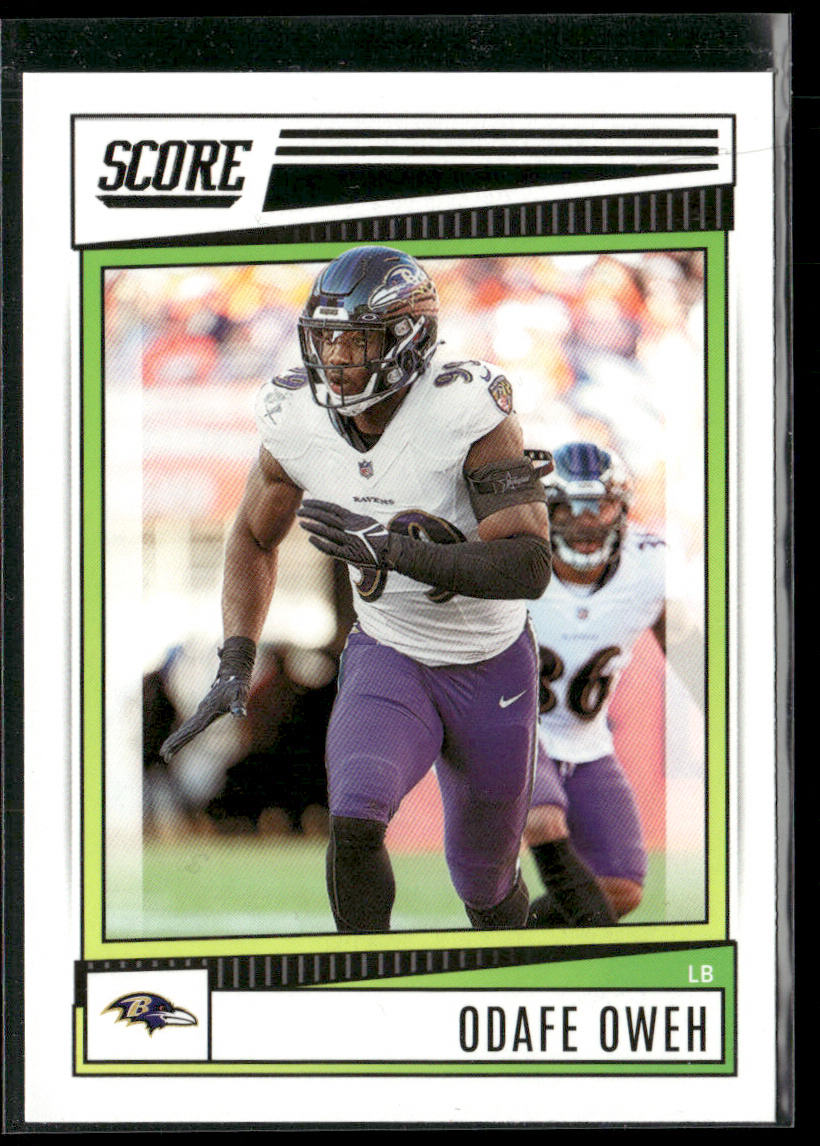Odafe Oweh 2022 Score #187 Baltimore Ravens