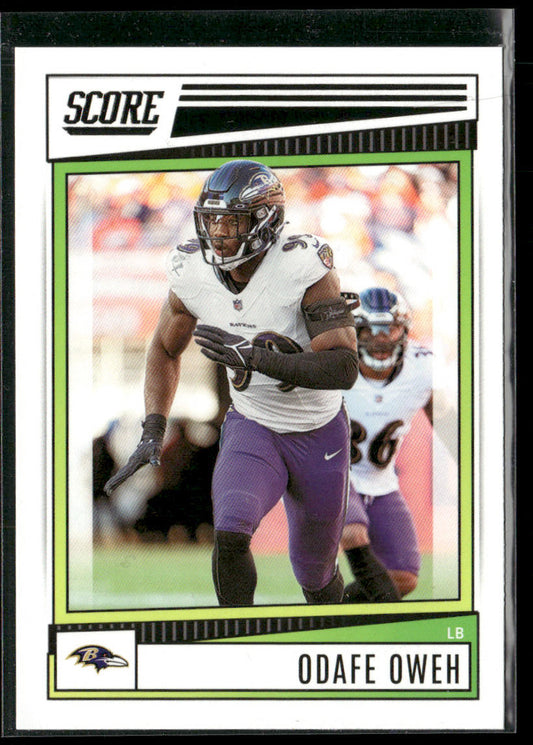 Odafe Oweh 2022 Score #187 Baltimore Ravens