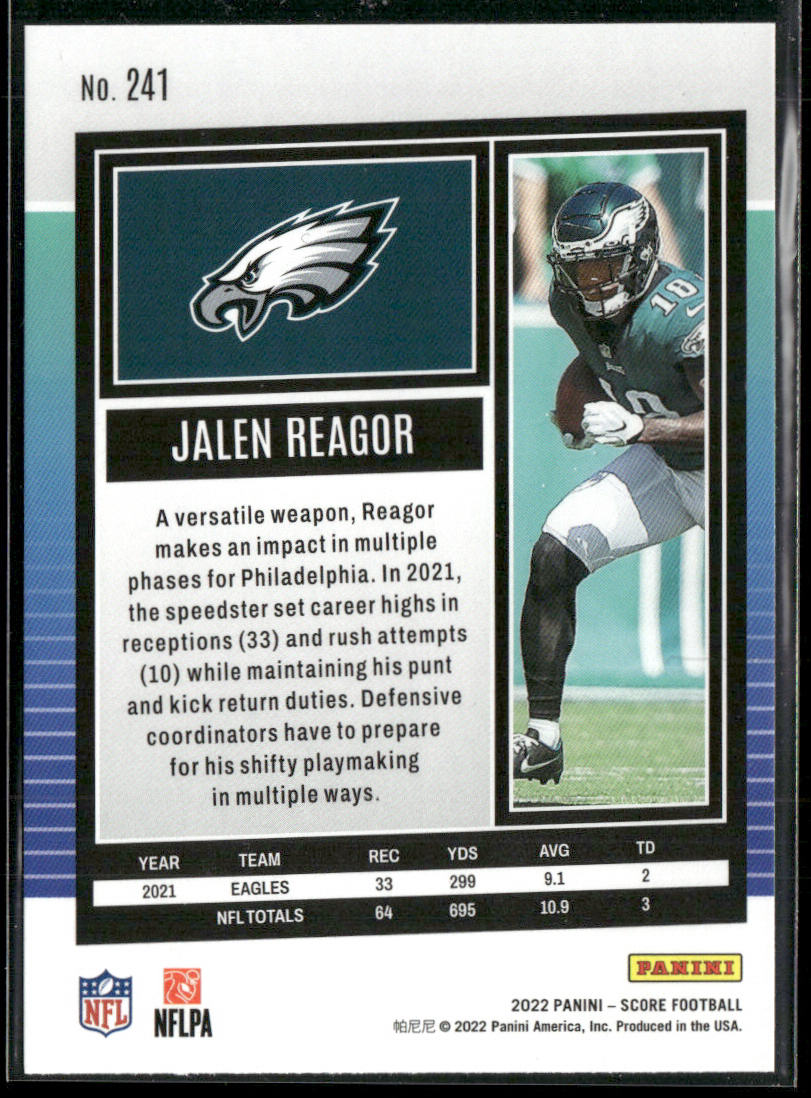 Jalen Reagor 2022 Score #241 Philadelphia Eagles