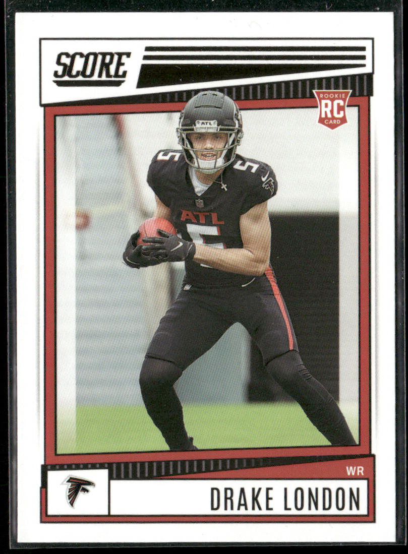 Drake London 2022 Score #379 RC Atlanta Falcons