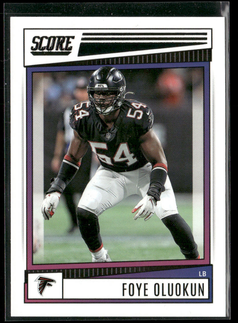 Foye Oluokun 2022 Score #42 Atlanta Falcons