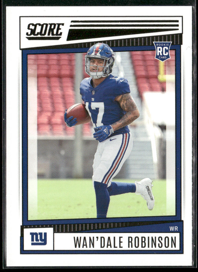 Wan'Dale Robinson 2022 Score #384 RC New York Giants