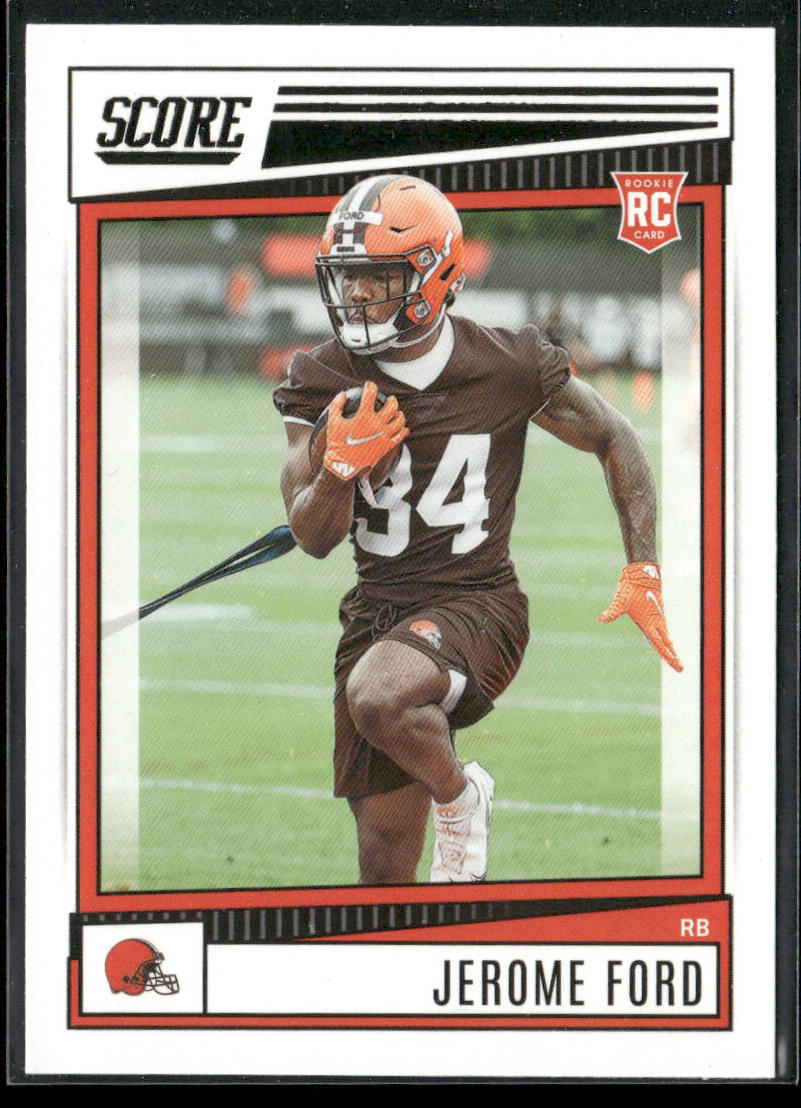 Jerome Ford 2022 Score #333 RC Cleveland Browns