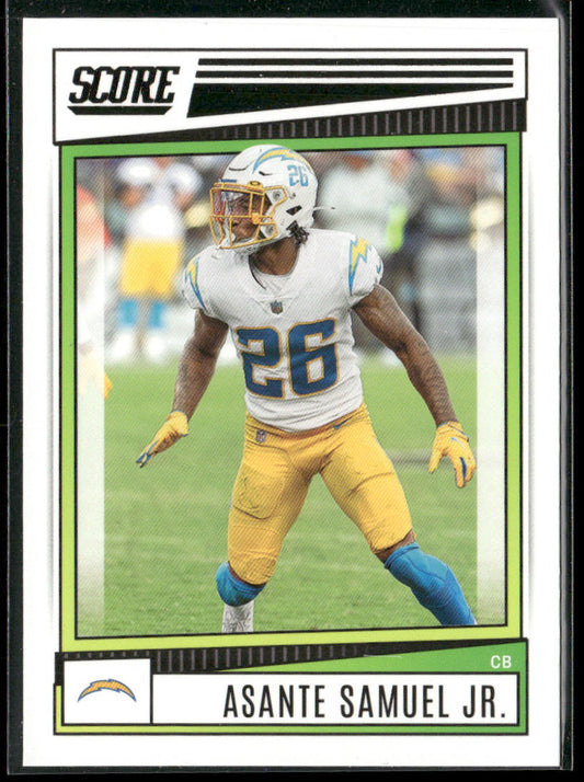 Asante Samuel Jr. 2022 Score #140 Los Angeles Chargers