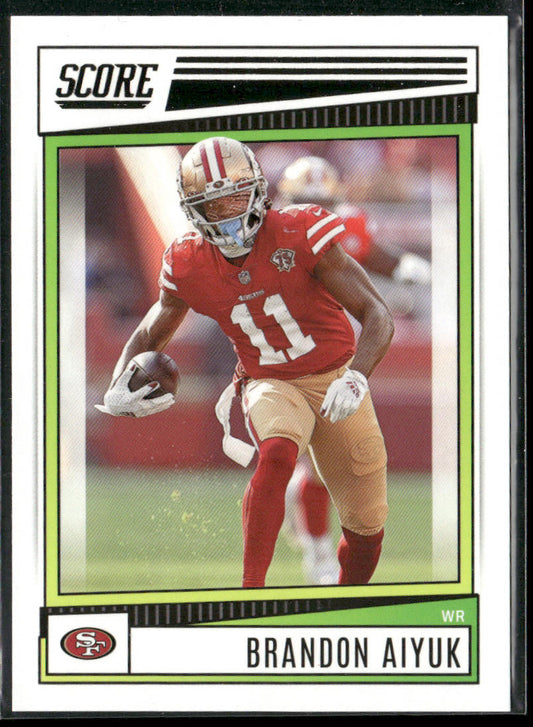 Brandon Aiyuk 2022 Score #162 San Francisco 49ers