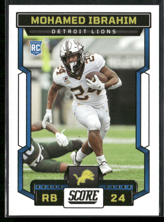 Mohamed Ibrahim 2023 Score #328 RC Detroit Lions