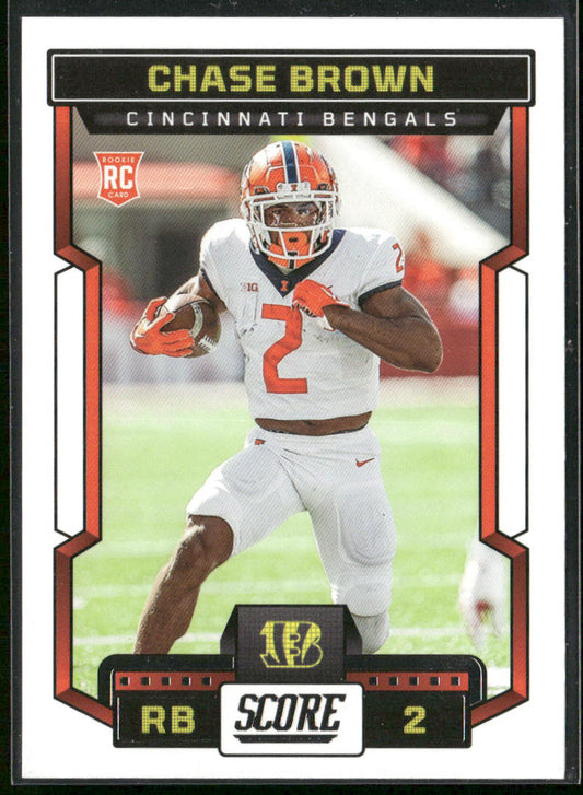 Chase Brown 2023 Score #323 RC Cincinnati Bengals