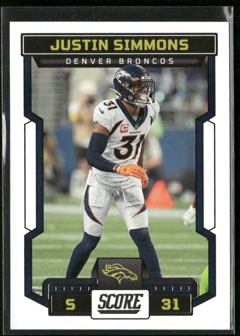Justin Simmons 2023 Score #75 Denver Broncos