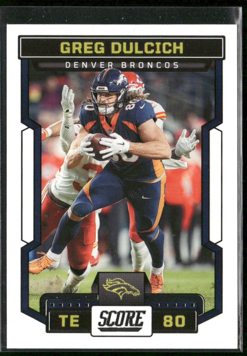 Greg Dulcich 2023 Score #76 Denver Broncos