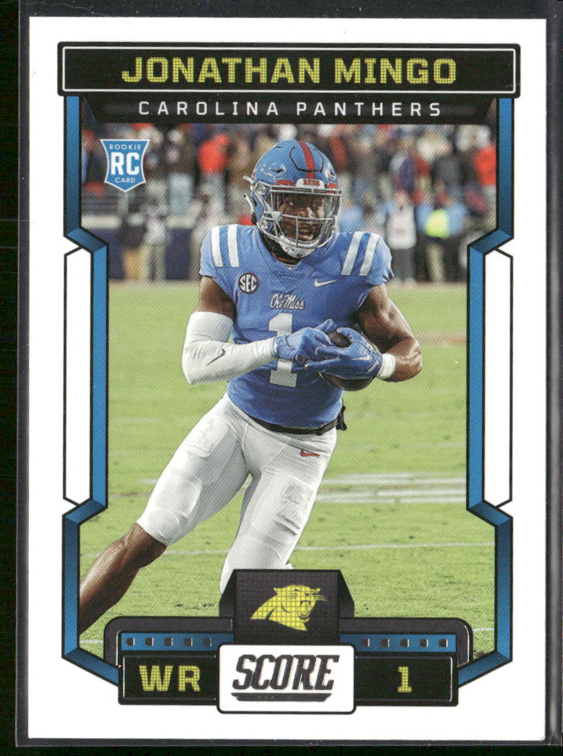Jonathan Mingo 2023 Score #357 RC Carolina Panthers
