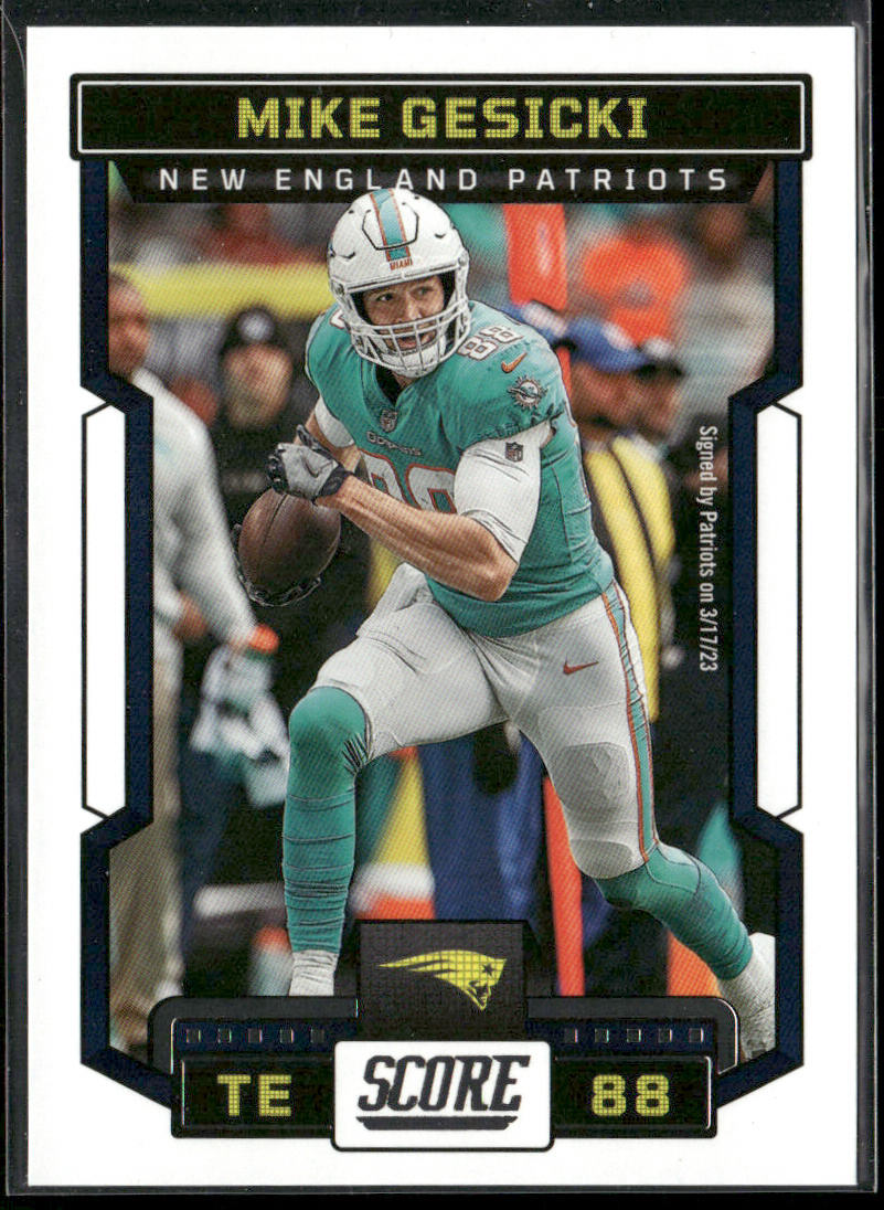 Mike Gesicki 2023 Score #276 New England Patriots
