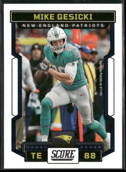 Mike Gesicki 2023 Score #276 New England Patriots