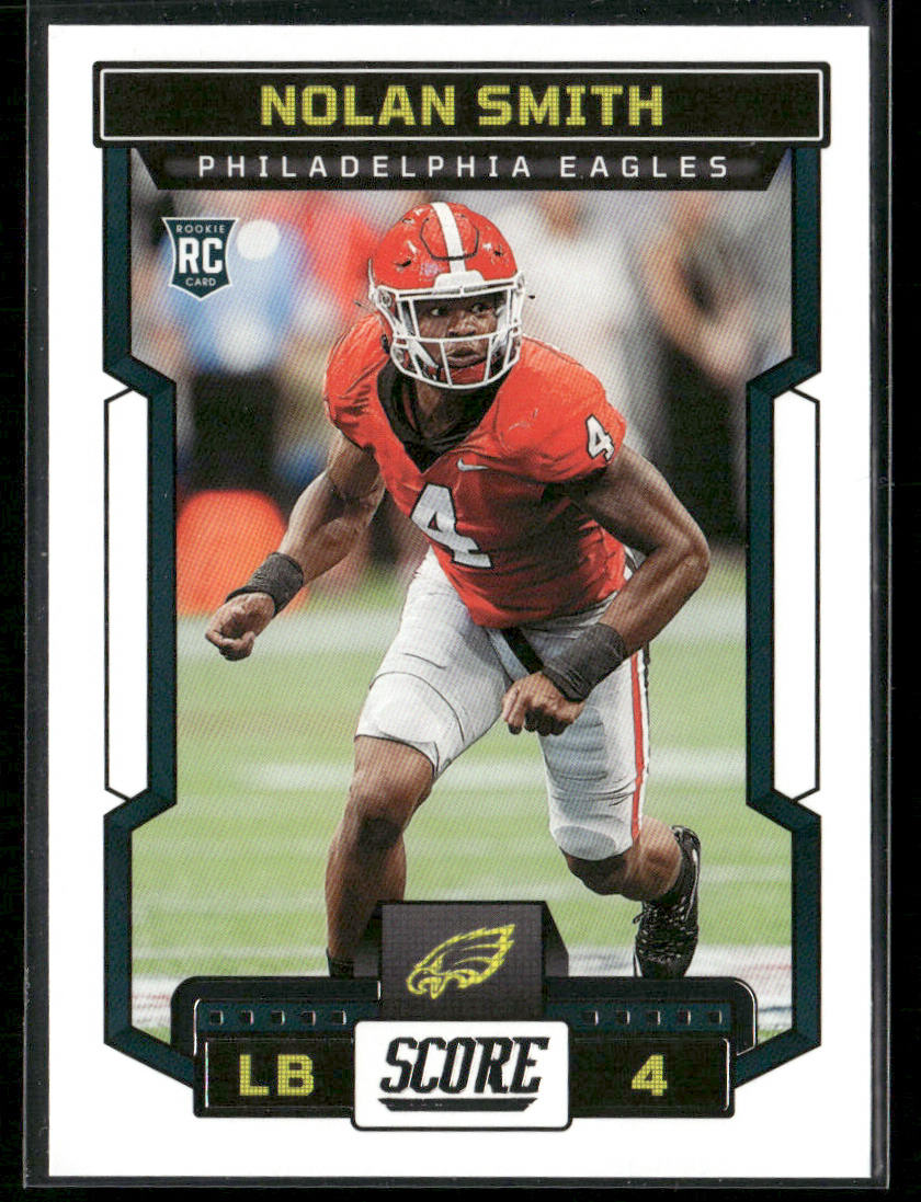 Nolan Smith 2023 Score #376 RC Philadelphia Eagles