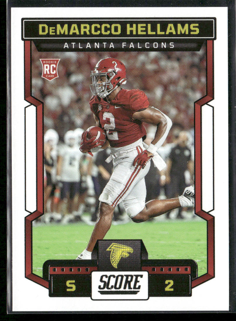 DeMarcco Hellams 2023 Score #385 RC Atlanta Falcons