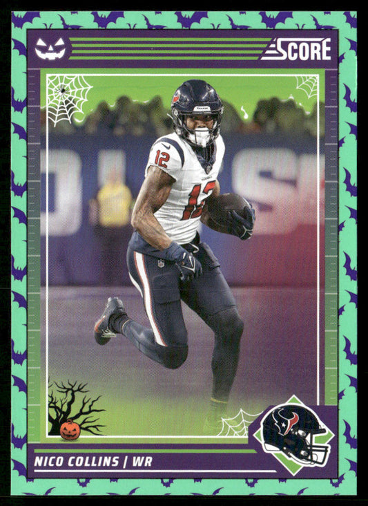 Nico Collins 2024 Score-A-Treat A-Treat - Green Bats #112 Houston Texans