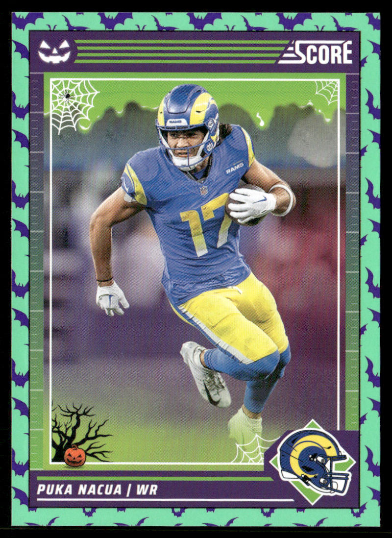 Puka Nacua 2024 Score-A-Treat A-Treat - Green Bats #156 Los Angeles Rams