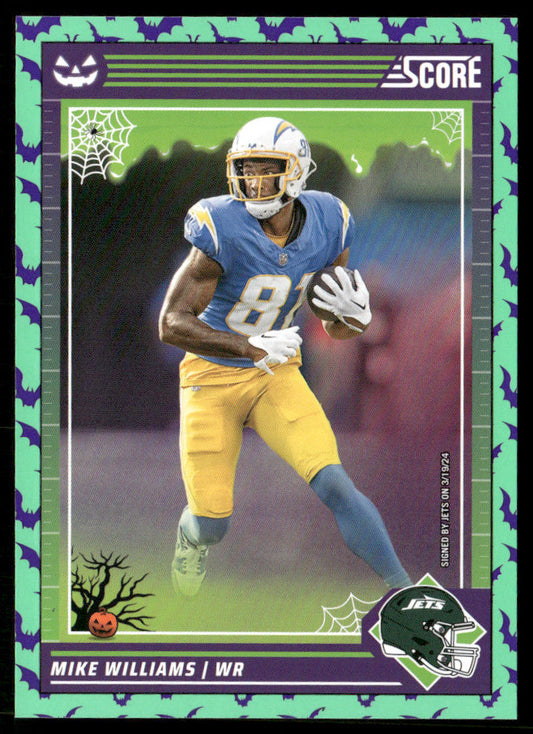Mike Williams 2024 Score-A-Treat A-Treat - Green Bats #169 New York Jets