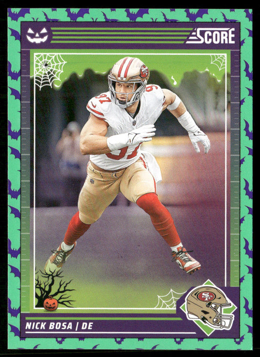 Nick Bosa 2024 Score-A-Treat A-Treat - Green Bats #248 San Francisco 49ers