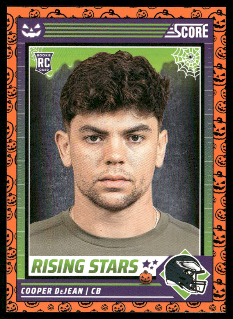 Cooper DeJean 2024 Score-A-Treat A-Treat - Rising Stars Orange Pumpkin #13 Philadelphia Eagles