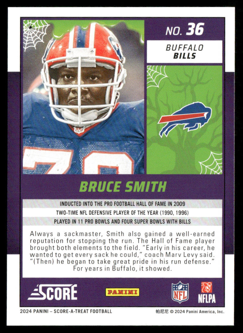 Bruce Smith 2017 Panini Absolute #148 SN Buffalo Bills