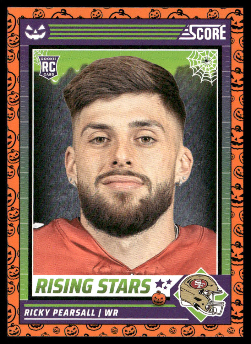 Ricky Pearsall 2024 Score-A-Treat A-Treat - Rising Stars Orange Pumpkin #42 San Francisco 49ers