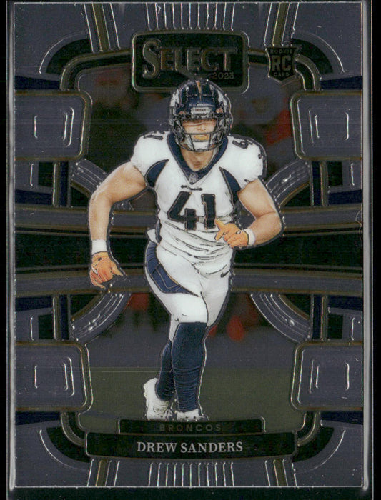 Drew Sanders 2023 Panini Select #30 RC Denver Broncos