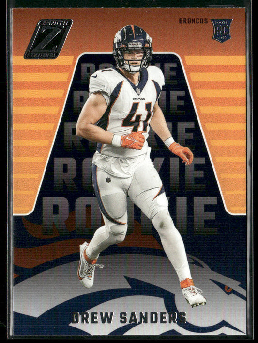 Drew Sanders 2023 Panini Zenith Retail #138 RC Denver Broncos