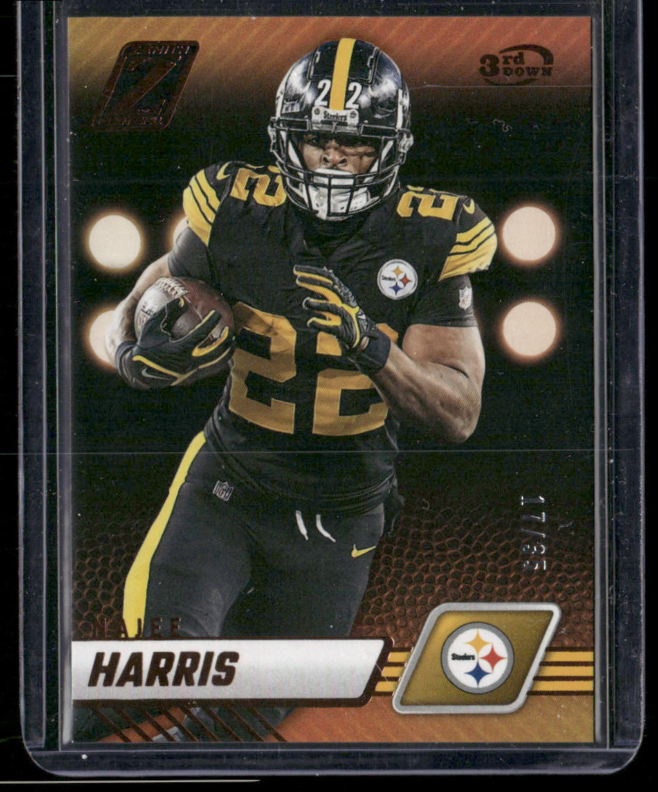 Najee Harris 2023 Panini Zenith 3rd Down #86 SN Pittsburgh Steelers