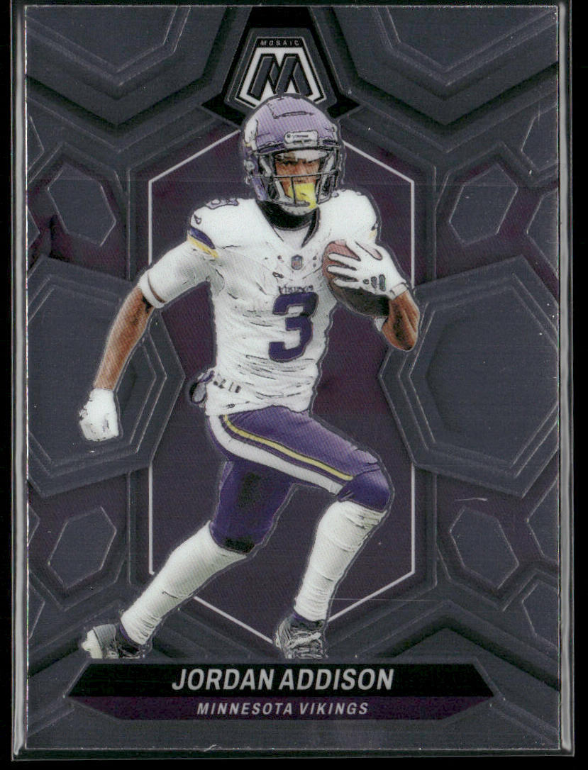 Jordan Addison 2024 Panini Mosaic #144 Minnesota Vikings