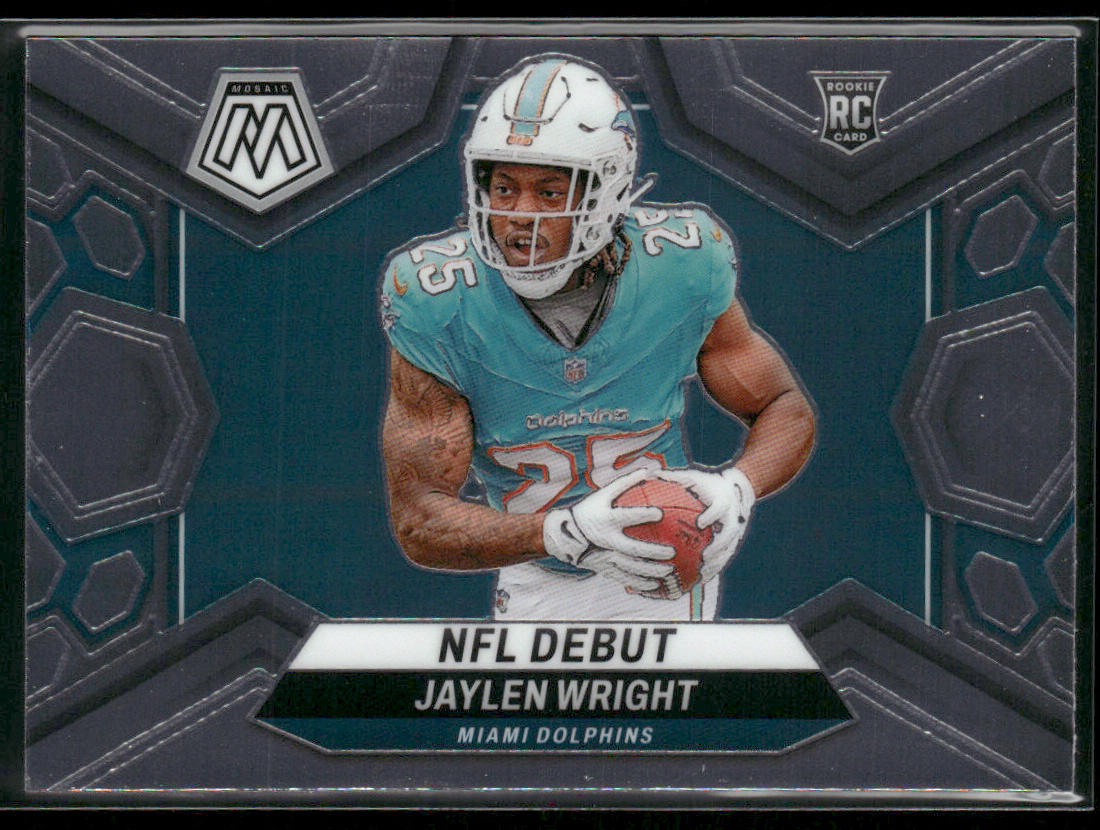 Jaylen Wright 2024 Panini Mosaic #280 Miami Dolphins