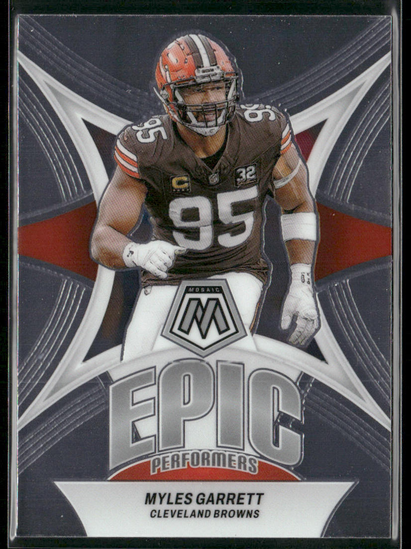 Myles Garrett 2024 Panini Mosaic Epic Performers #EP-MG Cleveland Browns