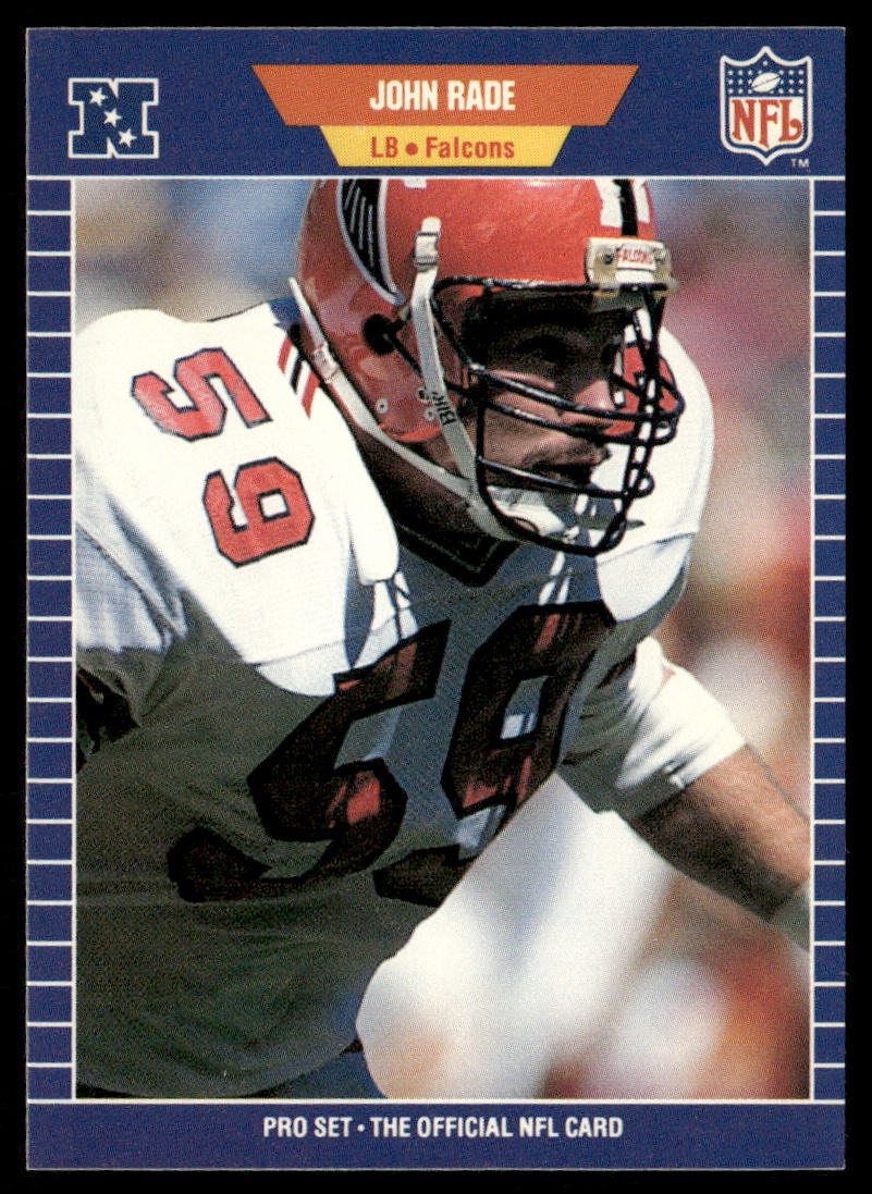 John Rade 1989 Pro Set #13 Atlanta Falcons