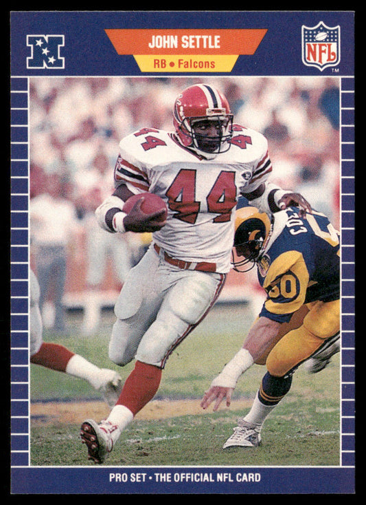 John Settle 1989 Pro Set #15 RC Atlanta Falcons
