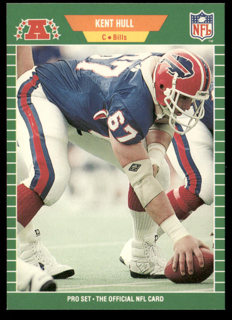 Kent Hull 1989 Pro Set #21 RC Buffalo Bills