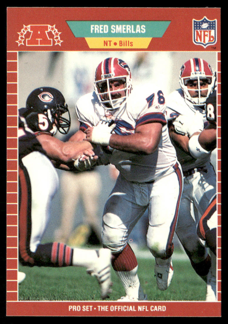 Fred Smerlas 1989 Pro Set #27 Buffalo Bills