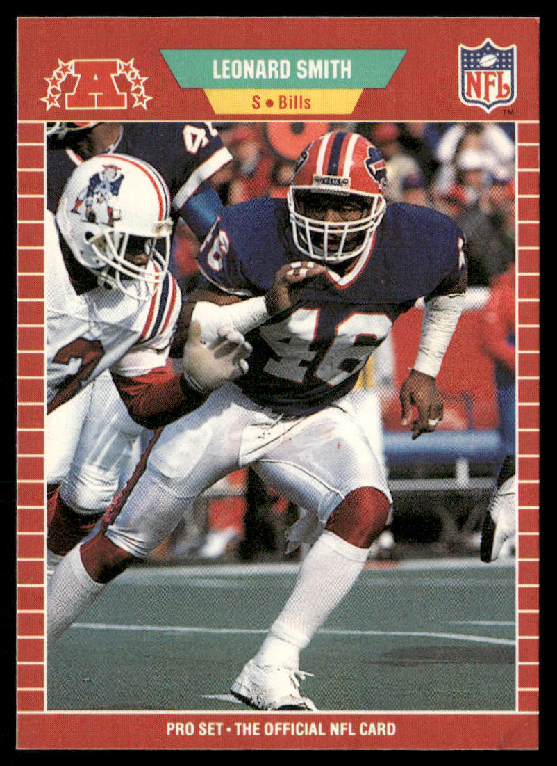 Leonard Smith 1989 Pro Set #29 Buffalo Bills