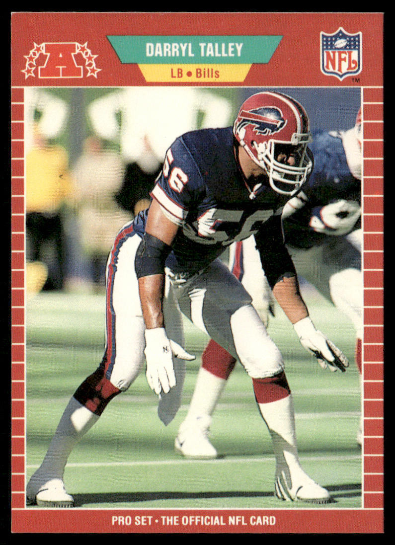 Darryl Talley 1989 Pro Set #31 Buffalo Bills