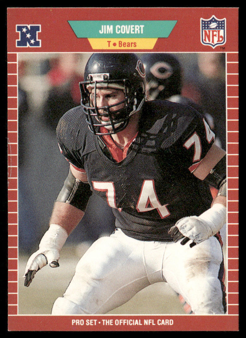 Jim Covert 1989 Pro Set #37 Chicago Bears