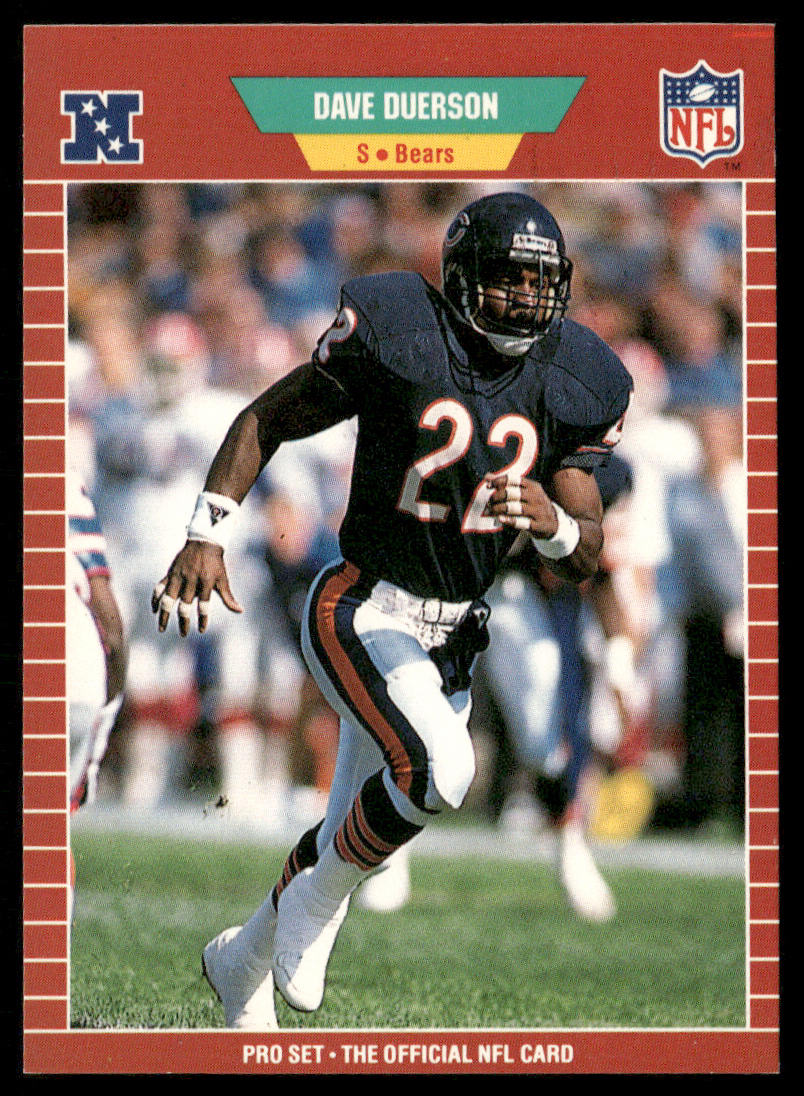 Dave Duerson 1989 Pro Set #39 Chicago Bears