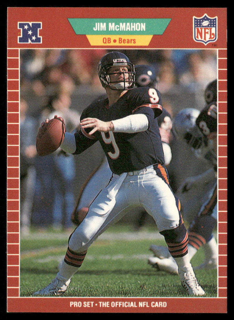 Jim McMahon 1989 Pro Set #44 Chicago Bears