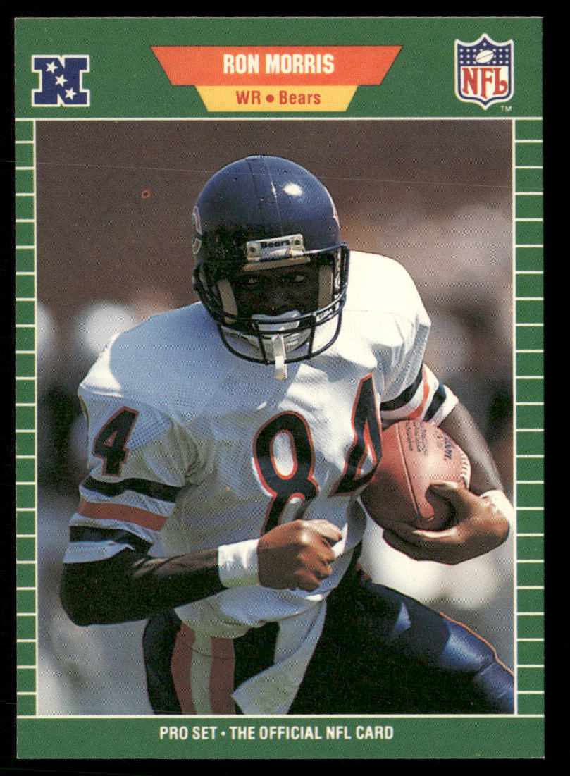 Ron Morris 1989 Pro Set #47b RC Replaced William Perry Chicago Bears